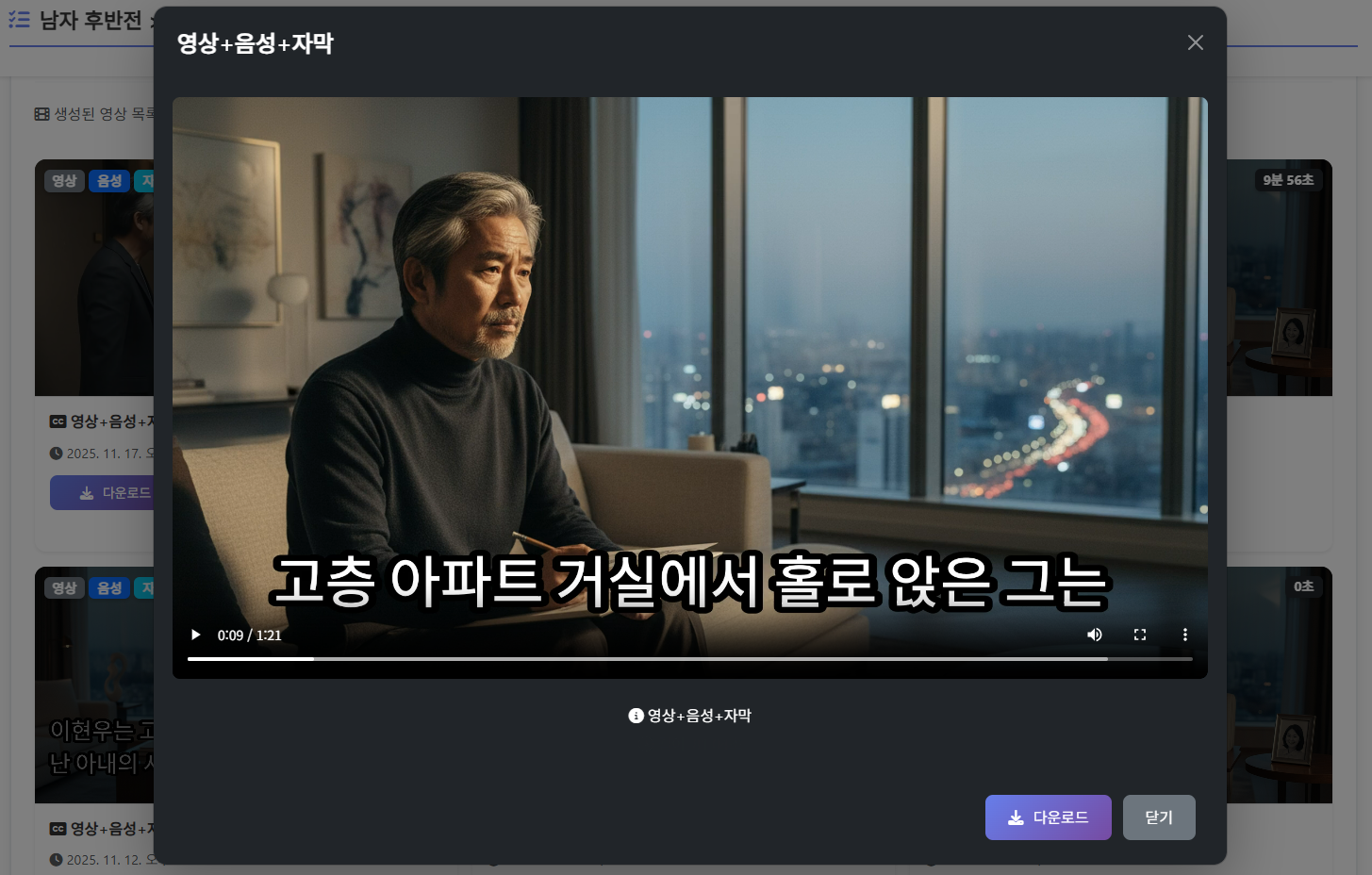 대시보드 - 분석